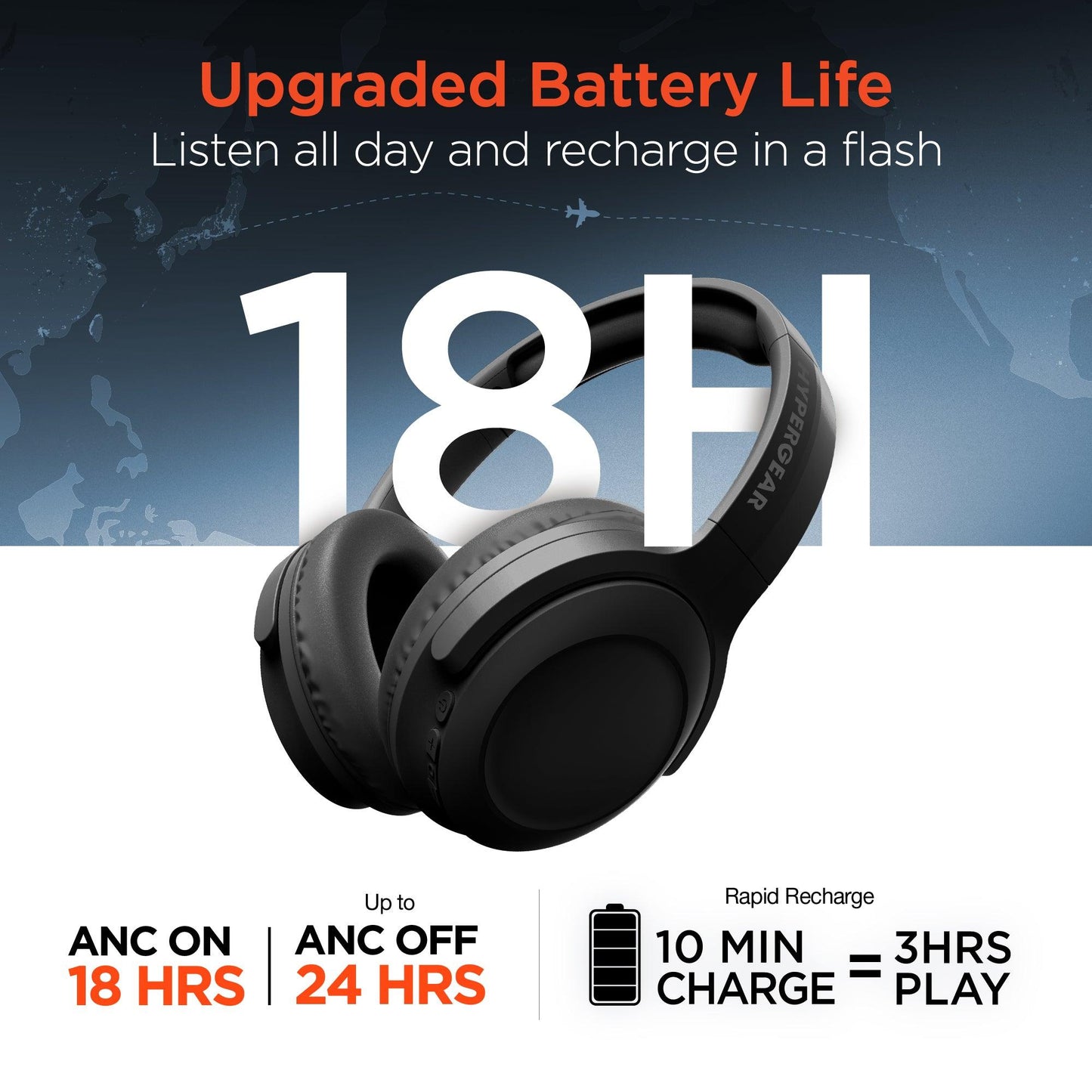 HyperGear Stealth2 ANC Wireless Noise Canceling