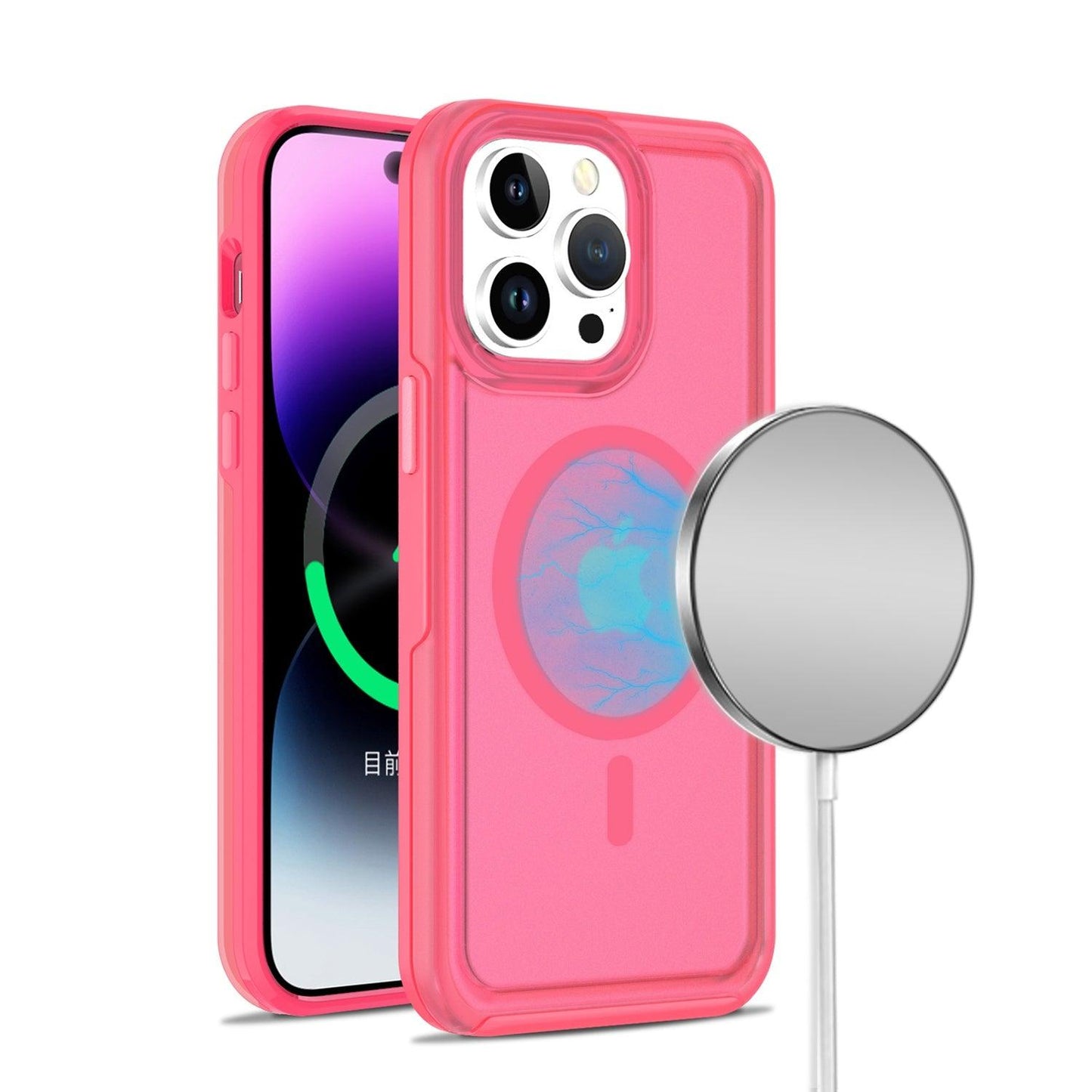 iPhone 15 Glossy Oil Hybrid Case