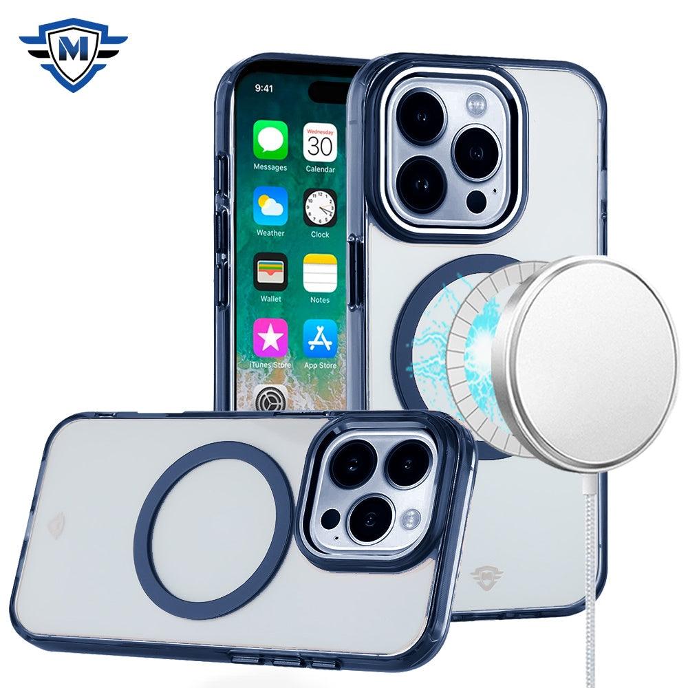 iPhone 16 Pro Max METKASE Magnetic Transparent Premium Acrylic Case with Metal