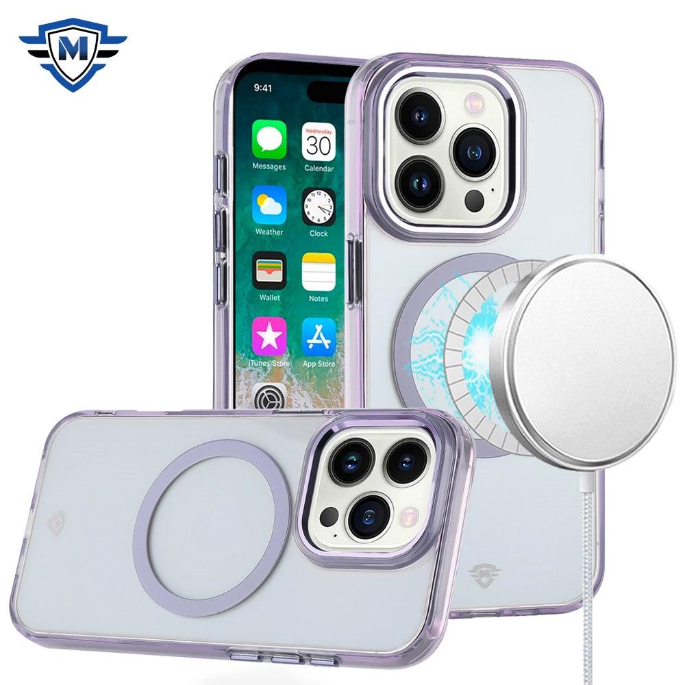 iPhone 16 Pro Max METKASE Magnetic Transparent Premium Acrylic Case with Metal