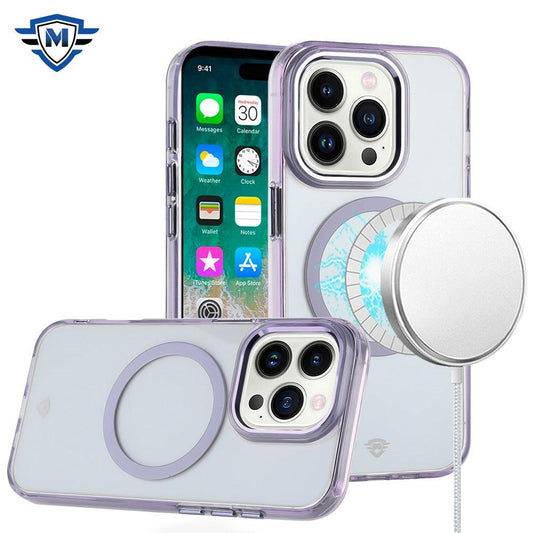iPhone 16 Pro Max METKASE Magnetic Transparent Premium Acrylic Case with Metal