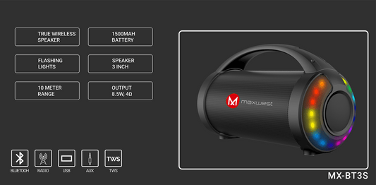 Maxwest BT3s Bluetooth Speaker