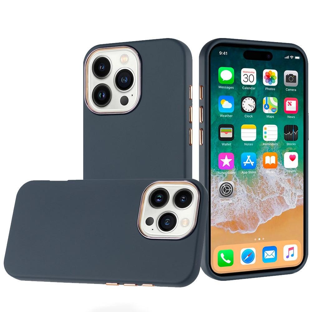 iPhone 16 Pro Max Classy Slick Chromed Around Hybrid Case Cover