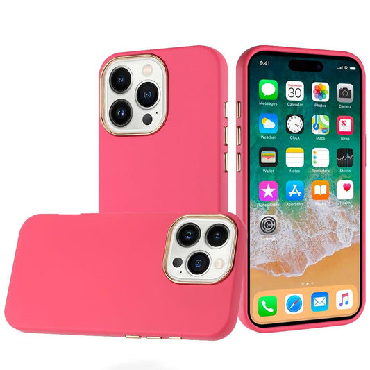iPhone 16 Pro Max Classy Slick Chromed Around Hybrid Case Cover