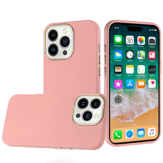 iPhone 16 Pro Max Classy Slick Chromed Around Hybrid Case Cover