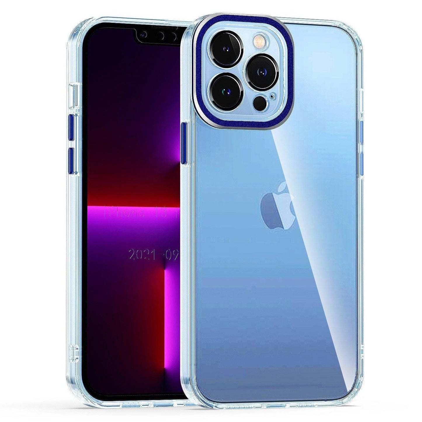 iPhone 11 Clear Hybrid Case with Metal Buttons