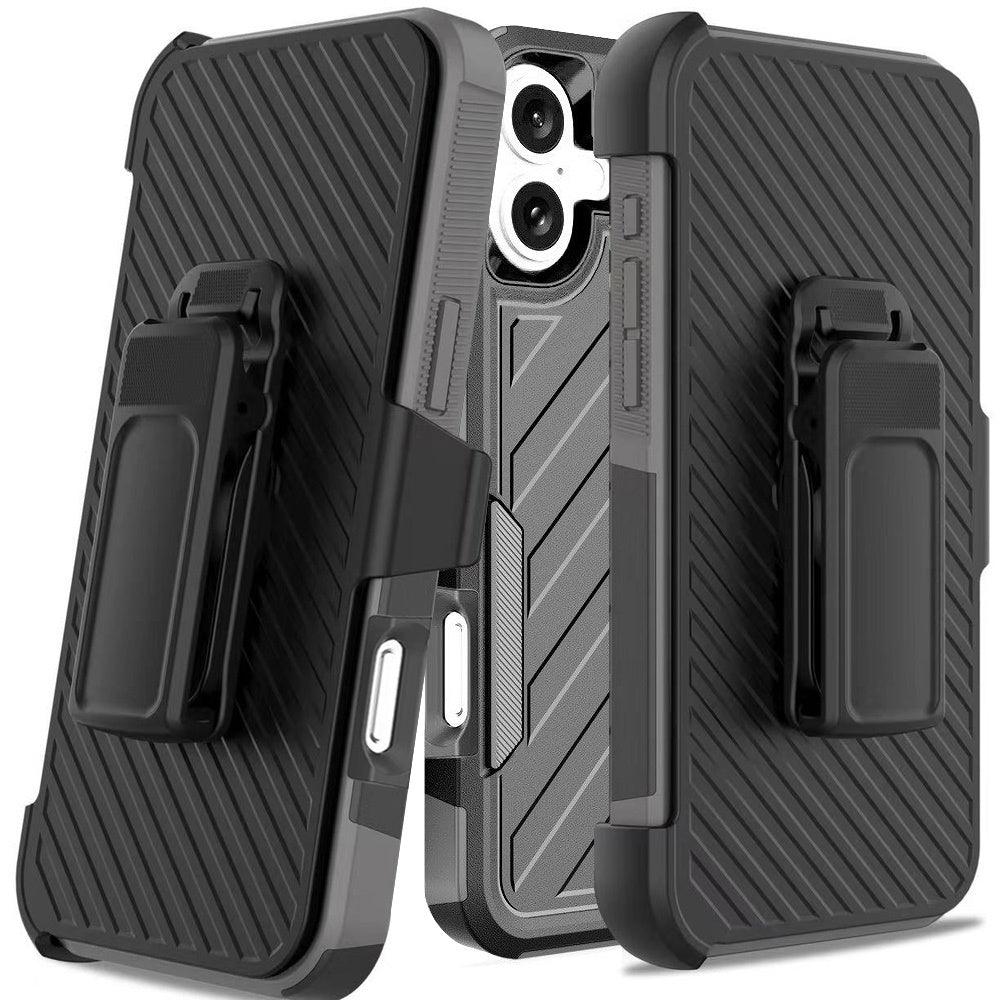 iPhone 16 Noble Lined Shockproof Dual Layer Hybrid