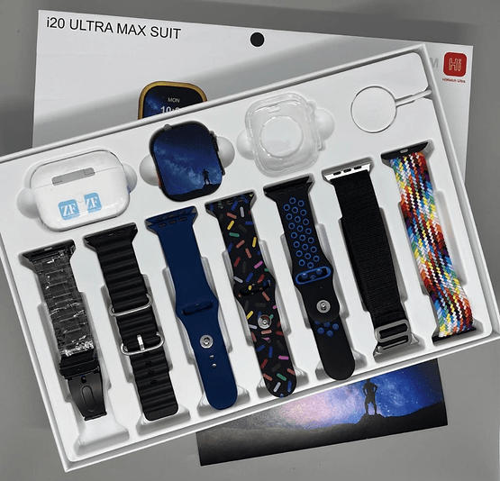 Ultra Max Suit Watch Ultra 7 Bands + Pods Pro