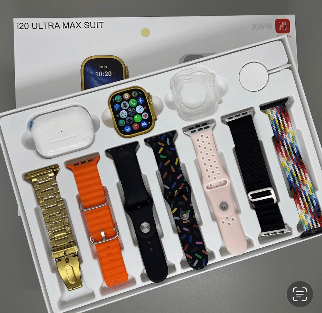 Ultra Max Suit Watch Ultra 7 Bands + Pods Pro