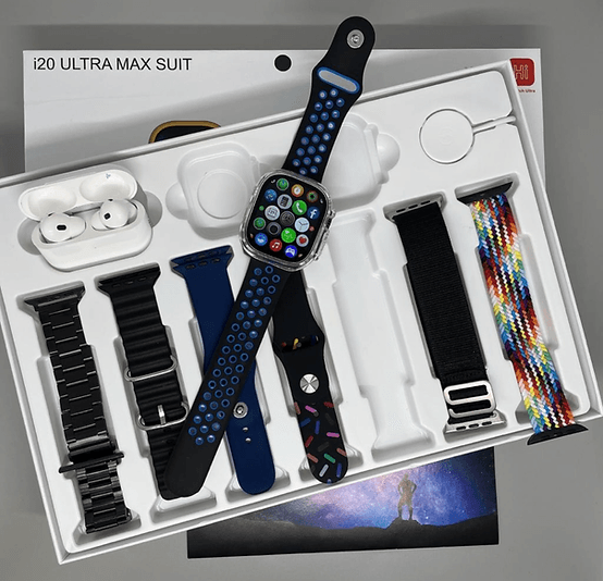Ultra Max Suit Watch Ultra 7 Bands + Pods Pro