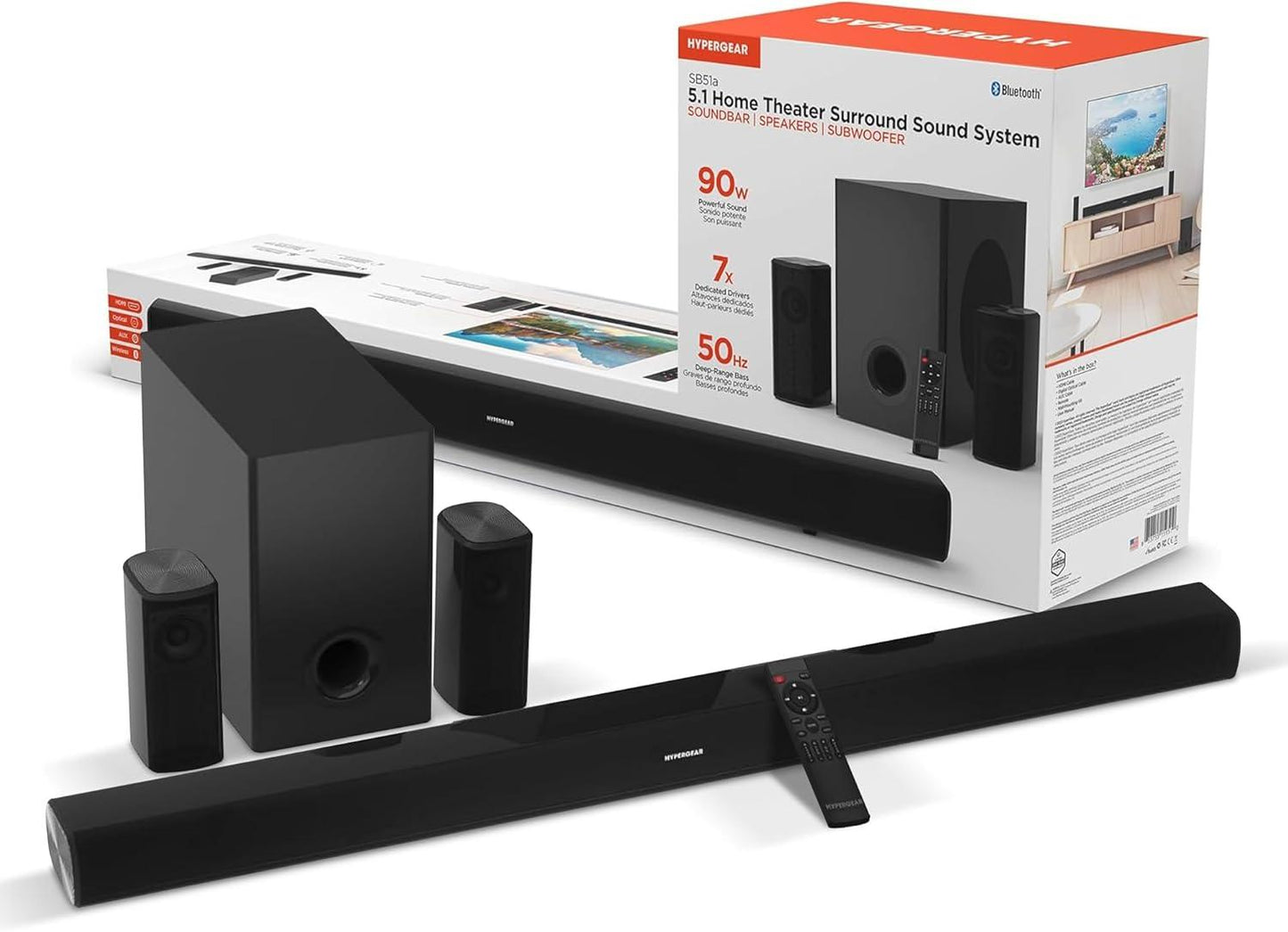 HyperGear Home Theater Surround Sound System
