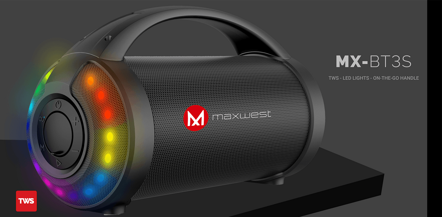 Maxwest BT3s Bluetooth Speaker