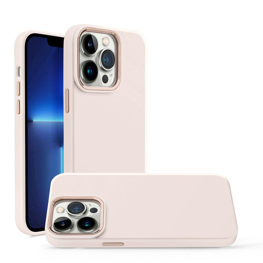 iPhone 12/12 Pro Liquid Silicone Case with Metal Buttons