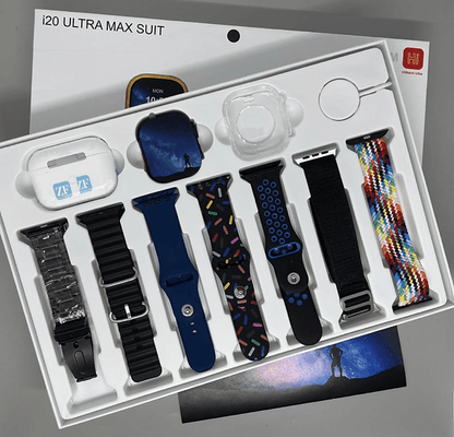 Ultra Max Suit Watch Ultra 7 Bands + Pods Pro