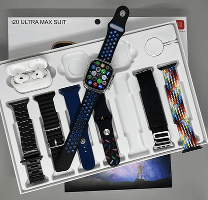 Ultra Max Suit Watch Ultra 7 Bands + Pods Pro