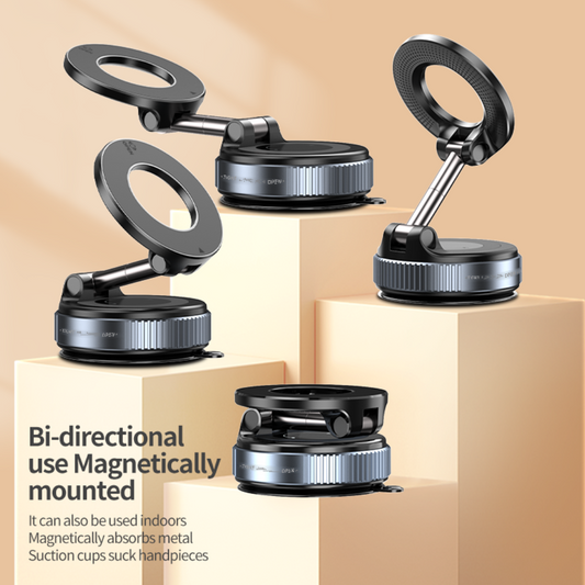 Vacuum Phone Mount Car Holder 360 Rotating